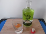 Sir Robin of Locksley Gin - on the rocks with grapefruit zest